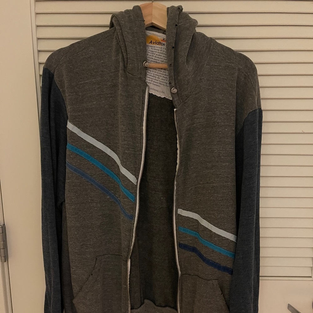Mens XL Aviator Nation Hoodie - No Zipper!